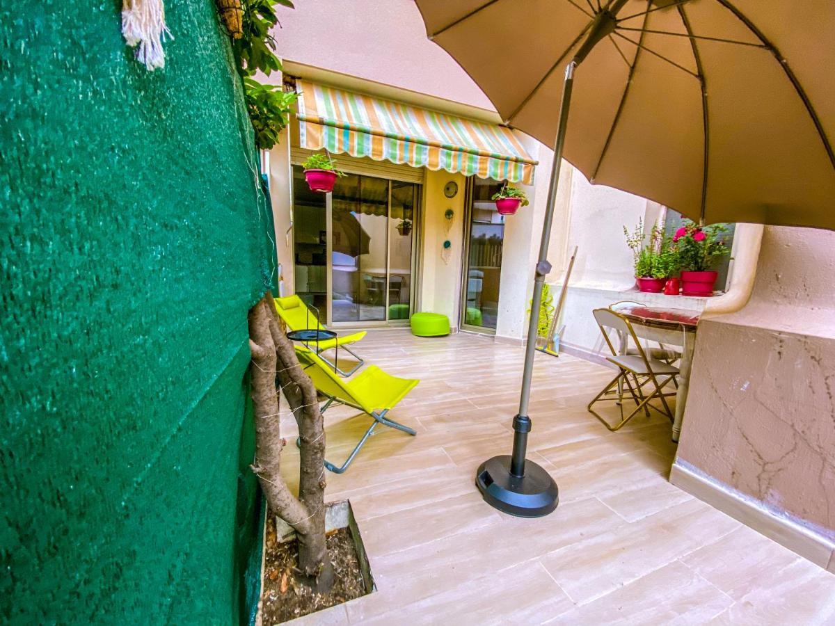 50M Plage / 200M Hippodrome 2 Pieces Jardin Garage Cagnes-sur-Mer Exterior photo